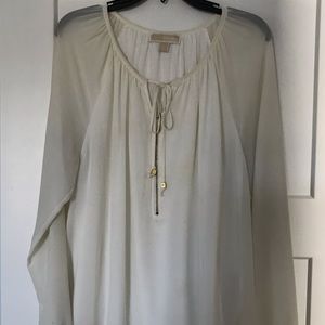 Michael Kors zip front blouse